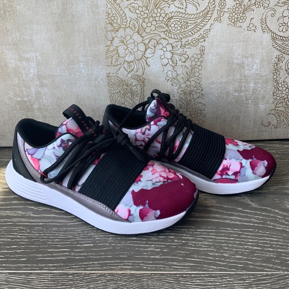 under armour floral shoes